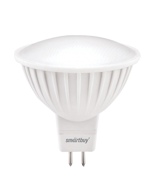 Лампа LED MR16 Smartbuy, Gu5.3, 3 Вт / 20 Вт, 4000 К, холодно-белая