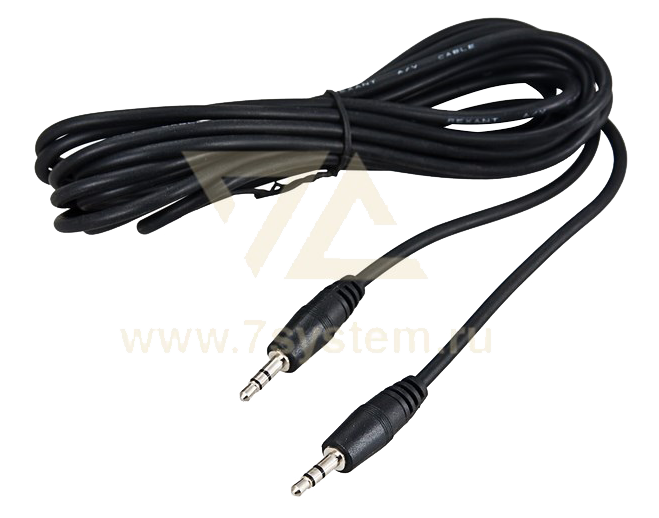 Шнур TRS(штекер) 3.5 мм - TRS(штекер) 3.5 мм SILVER Rexant, 0.5 м
