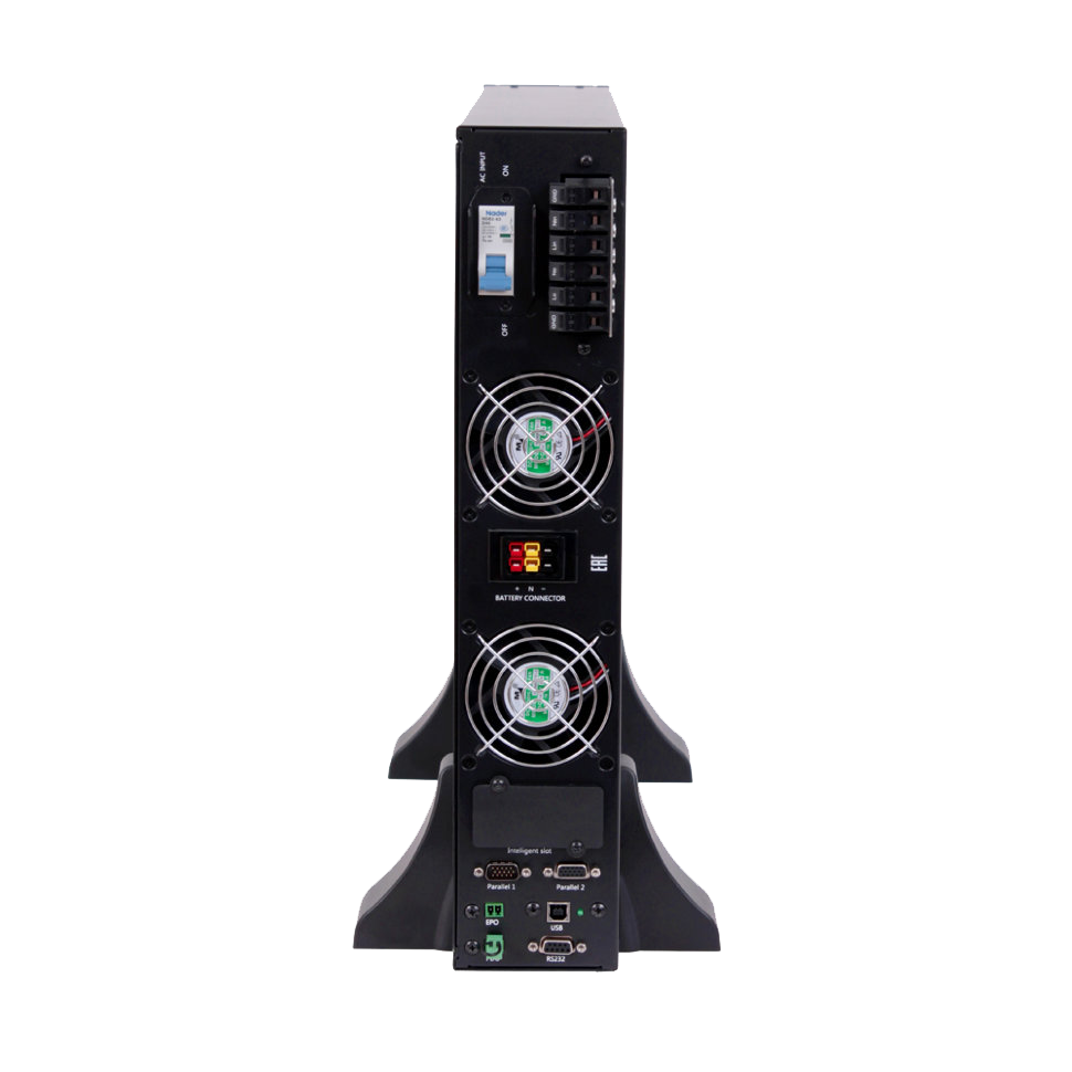 Источник бесперебойного питания Rack/Tower KU9110-RT HIDEN, 10000VA/9000W, внешние АКБ