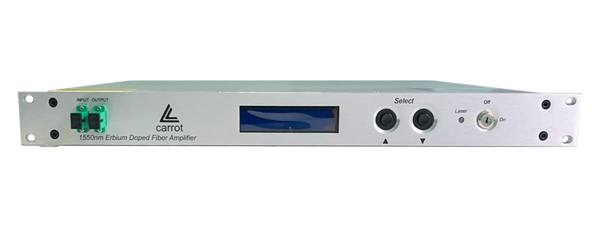 Усилитель оптический EDFA WE1550EDFA-1-22 Carrot, 22 дБм, SNMP, 2БП