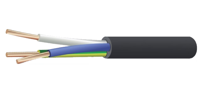 Кабель силовой ВВГ-Пнг(А)-LS 3 x 1.5 мм, ок(N, PE)-0, 66