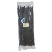 Хомут 380 мм x 7.5 мм X-Line, черный, 100 шт - 
